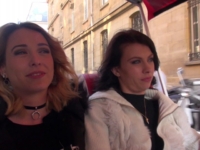 Apres la visite de Paris, Carla et Sophie, se font déboiter par un fan ! (vidéo exclusive)